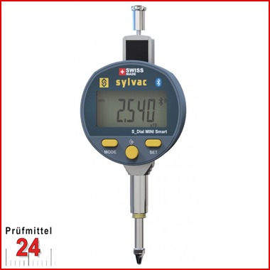 Digital Sylvac (Kleinmessuhren) Messuhr 12,5 mm
S_Dial Min Basic IP54 - 805.4521
Messkraft: 0.5 - 0.90 N / Ablesung: 0,001 mm 