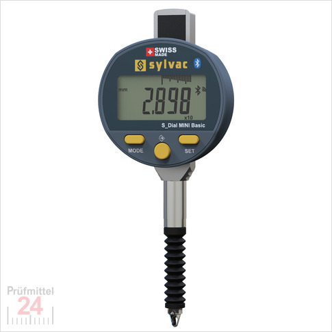 Digital Sylvac (Kleinmessuhren) Messuhr 12,5 mm
S_Dial Min Basic IP67 - 805.4525
Messkraft: 0.6 - 1.3 N / Ablesung: 0,001 mm 