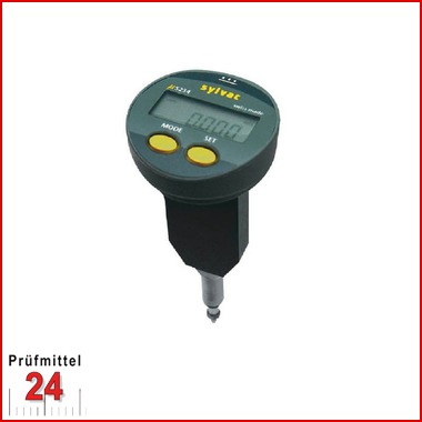Digital Sylvac Messuhr 5 mm
S_Dial S233 - 905.4140
Ablesung: 0,01 mm S (Standard)
Vertikale Ausführung