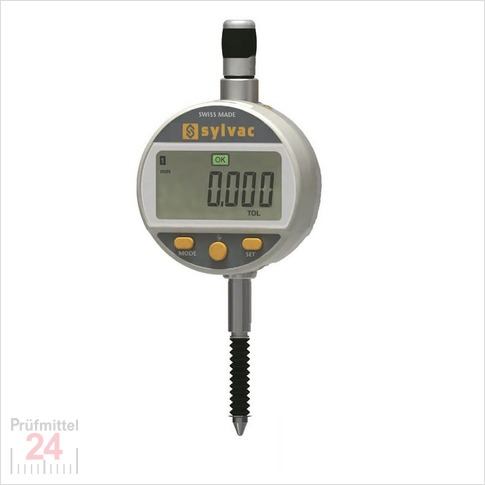 Digital Sylvac IP67 Messuhr 12,5 mm
S_Dial WORK ADVANCED IP67 - 805.5305
Ablesung: 0,001 mm 