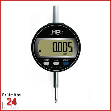 Digital Messuhr (1723) HP  12,5 mm
Helios Preisser DIGI-MET® 1723502
Ablesung: 0,005 mm
Datenausgang: Ja