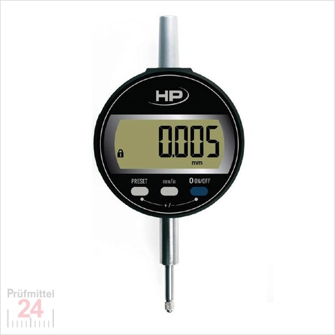 Digital Messuhr (1723) HP  12,5 mm
Helios Preisser DIGI-MET® 1723502
Ablesung: 0,005 mm
Datenausgang: Ja