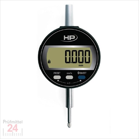 Digital Messuhr (1724) HP  12,5 mm
Helios Preisser DIGI-MET® 1724502
Ablesung: 0,001 mm
Datenausgang: Ja