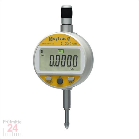 Digital Sylvac Messuhr 12,5 mm
S_Dial WORK NANO BLUETOOTH - 805.6306
Ablesung: 0,0001 mm 
mit BLUETOOTH