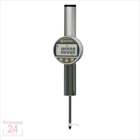 Digital Sylvac Messuhr 50 mm
S_Dial PRO BASIC - 805.8702
Ablesung: 0,0001 mm 
Schaft: ø25 g7, Messkraft: 0.40 N
nur vertikal einsetzbar