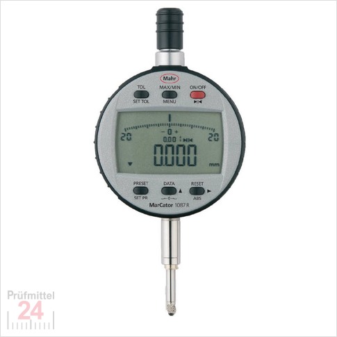 Digital Mahr Messuhr 1087R 12,5 mm
MarCator 4337664 (Ersatz für 4337164)
Ablesung: 0,001 mm
mit START/STOP der Umkehrpunktsuche
und integriertem WIRELESS Sender