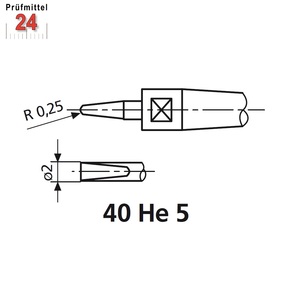 Messeinsatz Mahr 40 He 5 4152015
für MaraMeter 840 FH
mit Messschneiden
