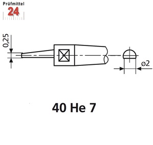 Messeinsatz Mahr 40 He 7 4152017
für MaraMeter 840 FH
mit Abgesetzte Messschneiden
