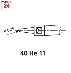 Messeinsatz Mahr 40 He 11 4152021
für MaraMeter 840 FH
mit Spitze
