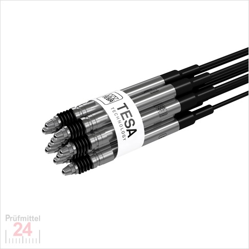 TESA Taster SET 03290151 bestehend aus: 
10x TESA Miniatur Messtasteraxial  GT 43  - 03230035
Messbereich: ± 1  mm, Messkraft 0,4 N
Widerholbarkeit 0,1 µm