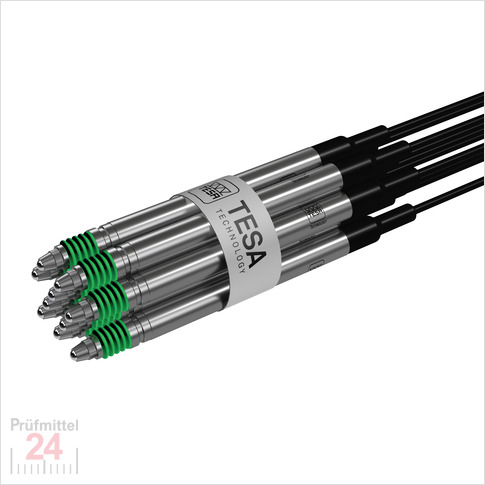 TESA Taster SET 03290158 bestehend aus: 
10x TESA Pneumatischer Messtaster axial  GT 272  - 03230061
Messbereich: ±2  mm, Messkraft 1 N
Widerholbarkeit 0,05 µm