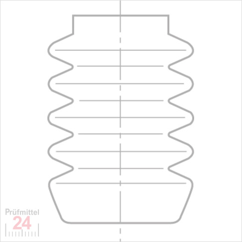 Schutzbalg für Druckluft-Messtaster, Messbolzenweg 4,3 mm, GTL 212, 222
03260489