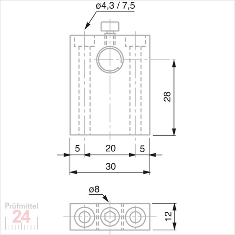 Tasterhalter VDE 28 Ø 8 mm
02660048