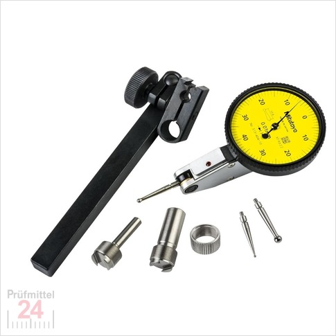Mitutoyo Serie 513 Fühlhebelmessgerät 0,8 / 0,01 mm / im Satz
Messeinsatz: 17,4 mm / Außenring: 40 mm
513-404-10T / Bezifferung: 0-40-0 / Bauform: horizontal