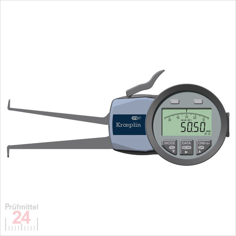 Kroeplin Schnelltaster Digital 30 - 50 mm
für Innen Nutenmessung Typ: L230
Ziffernschrittwert Zw: 0,001 / 0,002 / 0,005 / 0,01 / 0,02 / 0,05mm
Max. Tastarmlänge L: 85 mm