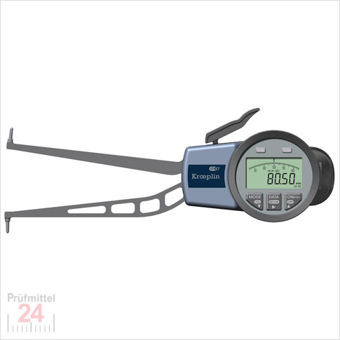 Kroeplin Schnelltaster Digital Messbereich:  50 - 80   mm
für Innen Nutenmessung Typ:  G350  
Skalenteilungswert Skw: 0,02 mm
Max. Tastarmlänge L: 132 mm