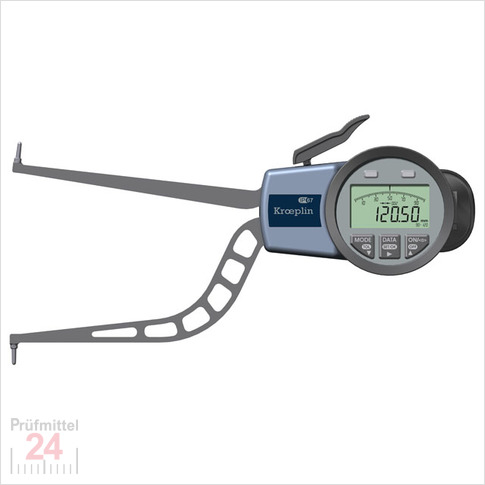 Kroeplin Schnelltaster Digital Messbereich:  90 - 120   mm
für Innen Nutenmessung Typ:  G390  
Skalenteilungswert Skw: 0,02 mm
Max. Tastarmlänge L: 132 mm