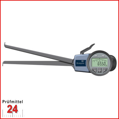 Kroeplin Schnelltaster Digital Messbereich:  15 - 65   mm
für Innen Nutenmessung Typ:  G415  
Skalenteilungswert Skw: 0,02 mm
Max. Tastarmlänge L: 188 mm