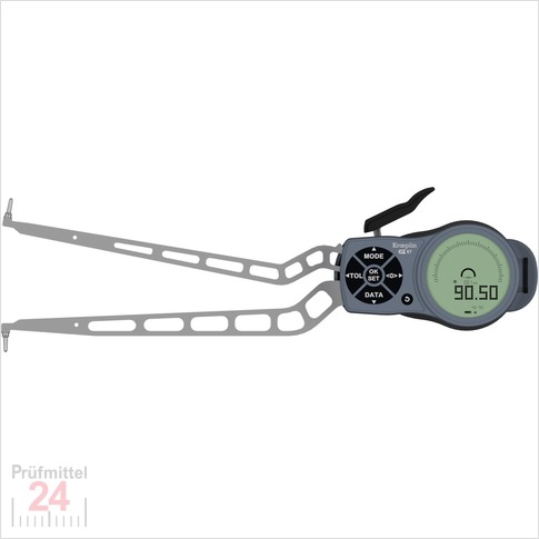 Kroeplin Schnelltaster Digital 40 - 90 mm
für Innen-Nutenmessung Typ: L440
Skalenteilungswert Skw:  0,001 / 0,002 / 0,005 / 0,01 / 0,02 / 0,05   mm
Max. Tastarmlänge: 192 mm