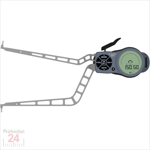 Kroeplin Schnelltaster Digital 100 - 150 mm
für Innen-Nutenmessung Typ: L4100
Skalenteilungswert Skw:  0,001 / 0,002 / 0,005 / 0,01 / 0,02 / 0,05   mm
Max. Tastarmlänge: 192 mm