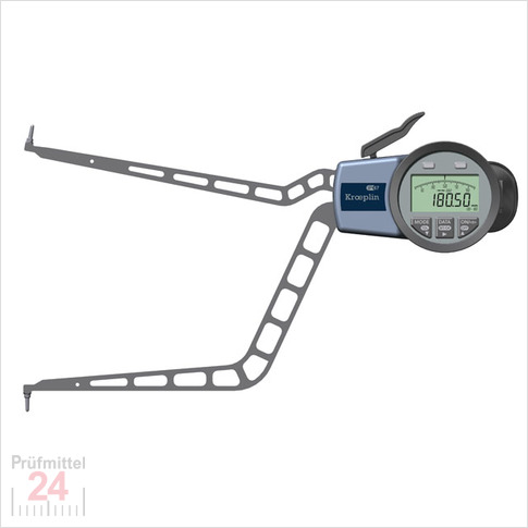 Kroeplin Schnelltaster Digital Messbereich:  130 - 180   mm
für Innen Nutenmessung Typ:  G4130  
Skalenteilungswert Skw: 0,02 mm
Max. Tastarmlänge L: 192 mm