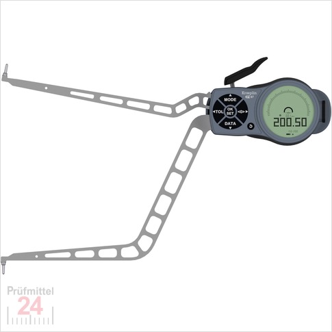 Kroeplin Schnelltaster Digital 150 - 200 mm
für Innen-Nutenmessung Typ: L4150
Skalenteilungswert Skw:  0,001 / 0,002 / 0,005 / 0,01 / 0,02 / 0,05   mm
Max. Tastarmlänge: 192 mm