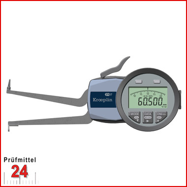 Kroeplin Schnelltaster Digital Messbereich:  40 - 60   mm
für Innen 3Punkt Messungen Typ:  G240P3  
Skalenteilungswert Skw: 0,005 mm
Max. Tastarmlänge L: 84 mm