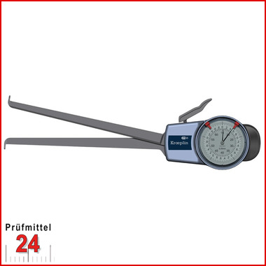 Kroeplin Schnelltaster Analog Messbereich:  15 - 65   mm
für Innen Nutenmessung Typ:  H415  
Skalenteilungswert Skw: 0,05 mm
Max. Tastarmlänge L: 188 mm