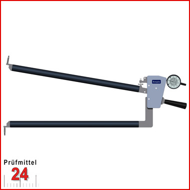 Kroeplin Schnelltaster Analog Messbereich:  220 - 320   mm
für Innen Nutenmessung Typ:  ID60220  
Skalenteilungswert Skw: 0,1 mm
Max. Tastarmlänge L: 535 mm