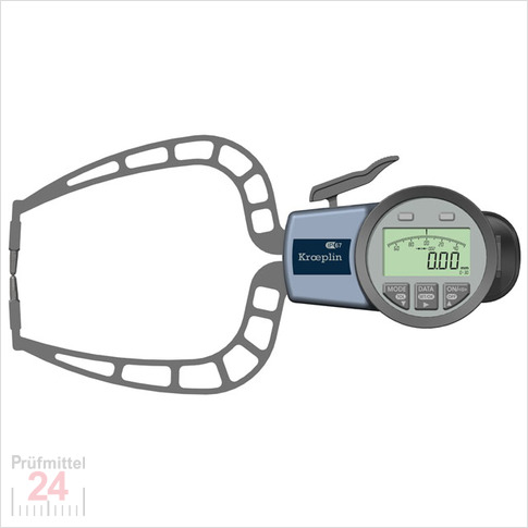 Kroeplin Schnelltaster Digital Messbereich:  0 - 30   mm
für Außenmessung Typ:  C330  
Skalenteilungswert Skw: 0,02 mm
Max. Tastarmlänge L: 116 mm