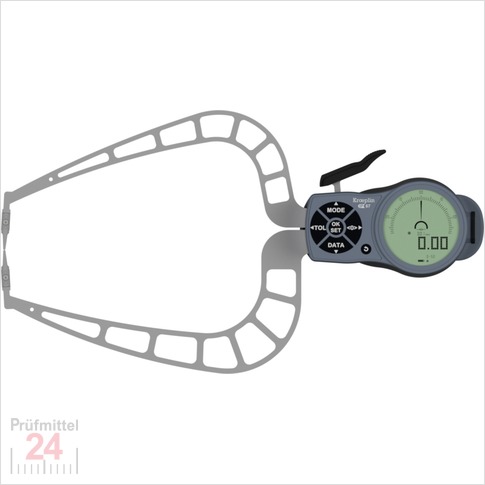 Kroeplin Schnelltaster Digital 0 - 50 mm
für Außenmessung Typ: K450S
Skalenteilungswert Skw:  0,001 / 0,002 / 0,005 / 0,01 / 0,02 / 0,05  mm
Max. Tastarmlänge: 30 mm