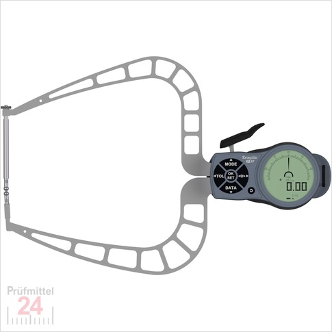 Kroeplin Schnelltaster Digital 0 - 50 mm
für Außenmessung Typ: K450B
Skalenteilungswert Skw:  0,001 / 0,002 / 0,005 / 0,01 / 0,02 / 0,05  mm
Max. Tastarmlänge: 167 mm