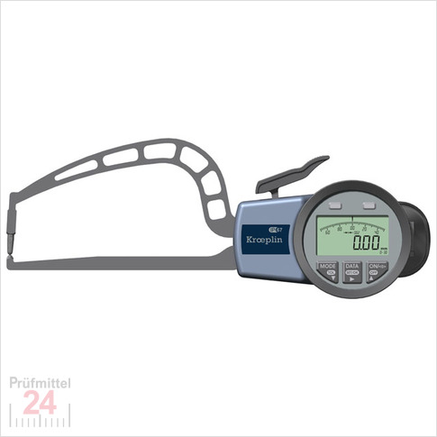 Kroeplin Schnelltaster Digital Messbereich:  0 - 30   mm
für Rohrwandmessung Typ:  C3R30  
Skalenteilungswert Skw: 0,02 mm
Max. Tastarmlänge L: 116 mm