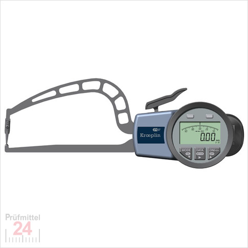 Kroeplin Schnelltaster Digital Messbereich:  0 - 30   mm
für Rohrwandmessung Typ:  C3R30S  
Skalenteilungswert Skw: 0,02 mm
Max. Tastarmlänge L: 116 mm