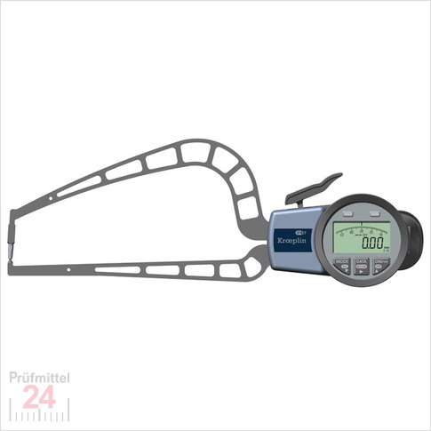 Kroeplin Schnelltaster Digital Messbereich:  0 - 50   mm
für Rohrwandmessung Typ:  C4R50  
Skalenteilungswert Skw: 0,02 mm
Max. Tastarmlänge L:  169 [10]   mm