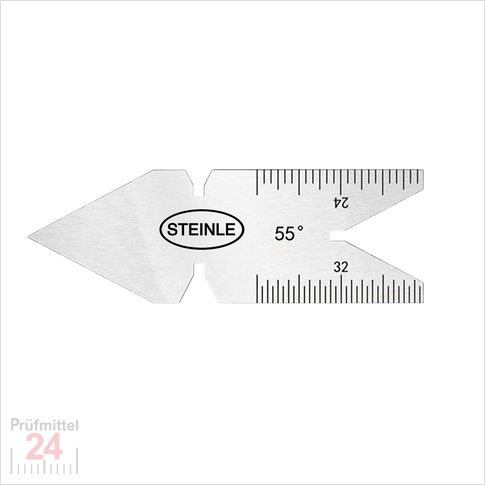 STEINLE 4109 Spitz-Gewindestahl-Schleiflehre
für 55° Whitworth Gewinde