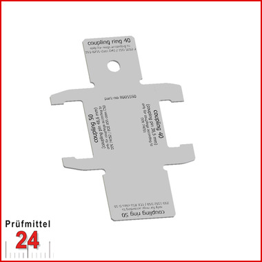 Prüflehre für Anhängetechnik - Anhängekupplung PL-KUZO40-50 Form A
Nutzfahrzeuge / Land oder Forstwirtschaft
für Bolzenkupplungen mit Kuppelbolzen 40 / 50 mm
und LoF Zugösen mit Buchsen 40 / 50 mm