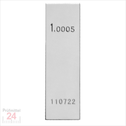 STEINLE 4202 Einzel Parallel Endmaß Stahl 1,0005 mm