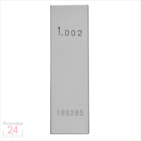 STEINLE 4202 Einzel Parallel Endmaß Stahl 1,002 mm