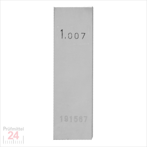 STEINLE 4202 Einzel Parallel Endmaß Stahl 1,007 mm