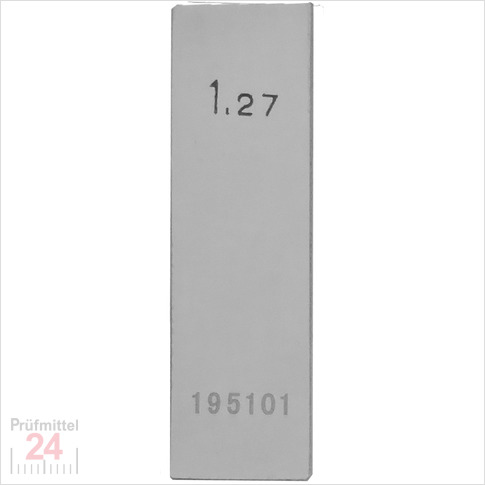 STEINLE 4202 Einzel Parallel Endmaß Stahl 1,27 mm
