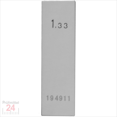 STEINLE 4202 Einzel Parallel Endmaß Stahl 1,33 mm