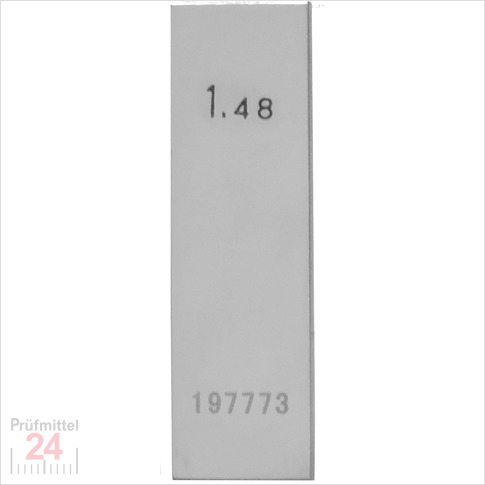 STEINLE 4202 Einzel Parallel Endmaß Stahl 1,48 mm