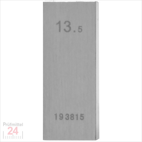 STEINLE 4202 Einzel Parallel Endmaß Stahl 13,5 mm
DIN EN ISO 3650 mit Toleranzklasse: 1