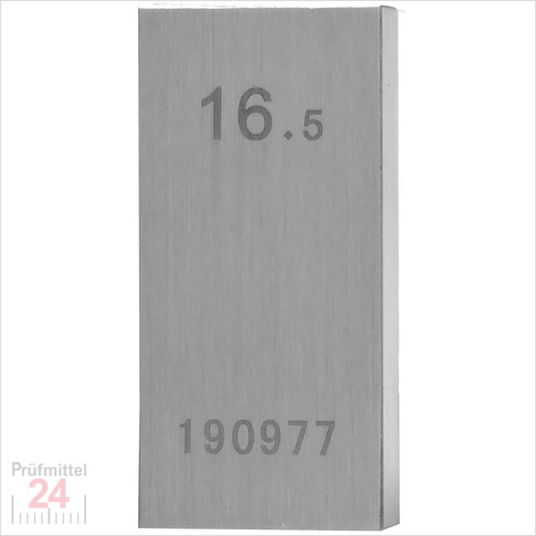 STEINLE 4202 Einzel Parallel Endmaß Stahl 16,5 mm