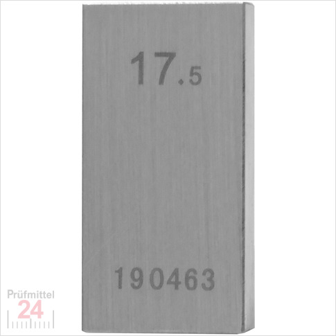 STEINLE 4202 Einzel Parallel Endmaß Stahl 17,5 mm
