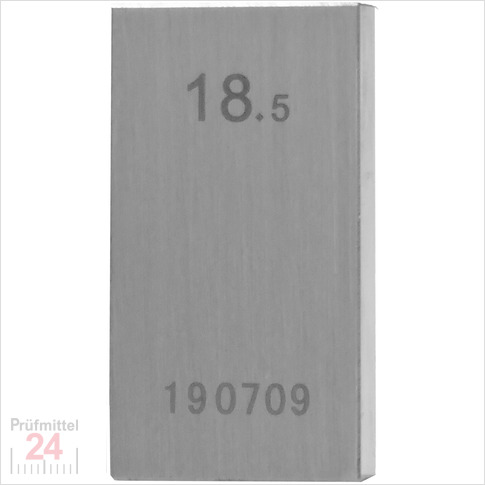 STEINLE 4202 Einzel Parallel Endmaß Stahl 18,5 mm