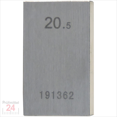 STEINLE 4202 Einzel Parallel Endmaß Stahl 20,5 mm