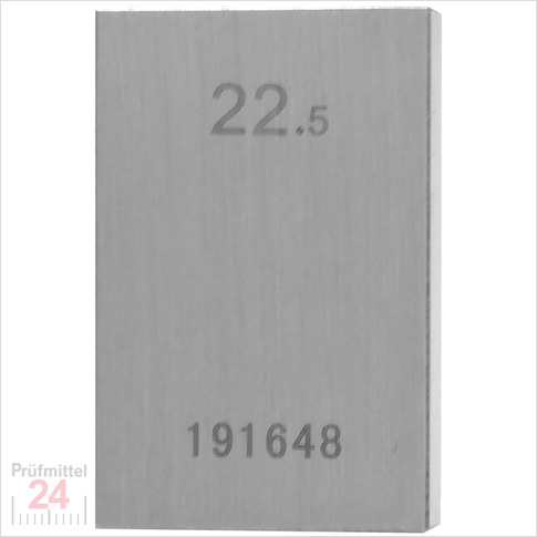 STEINLE 4202 Einzel Parallel Endmaß Stahl 22,5 mm