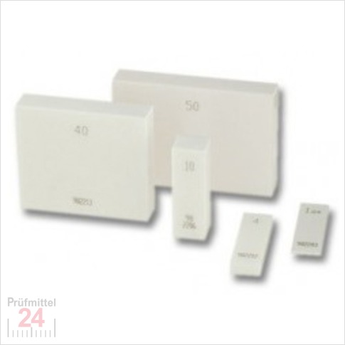 STEINLE 4216 Einzel Parallel Endmaß Keramik 1 mm
DIN EN ISO 3650 mit Toleranzklasse: 2
